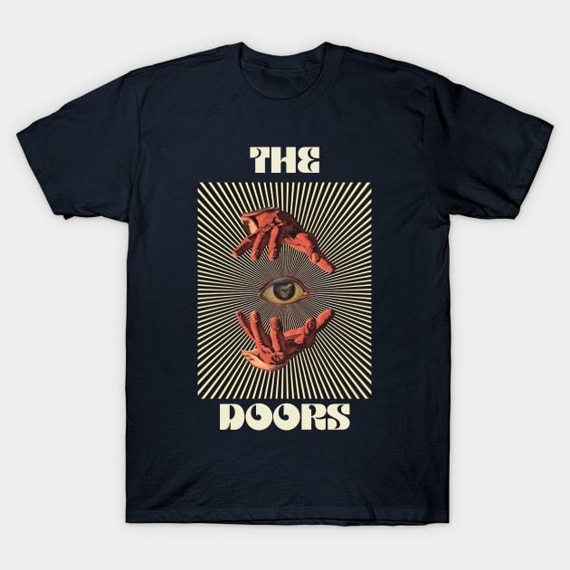 Hand Eyes The Doors T-Shirt by Kiho Jise